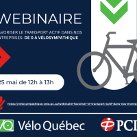Webinaire en collaboration avec Vélo Québec